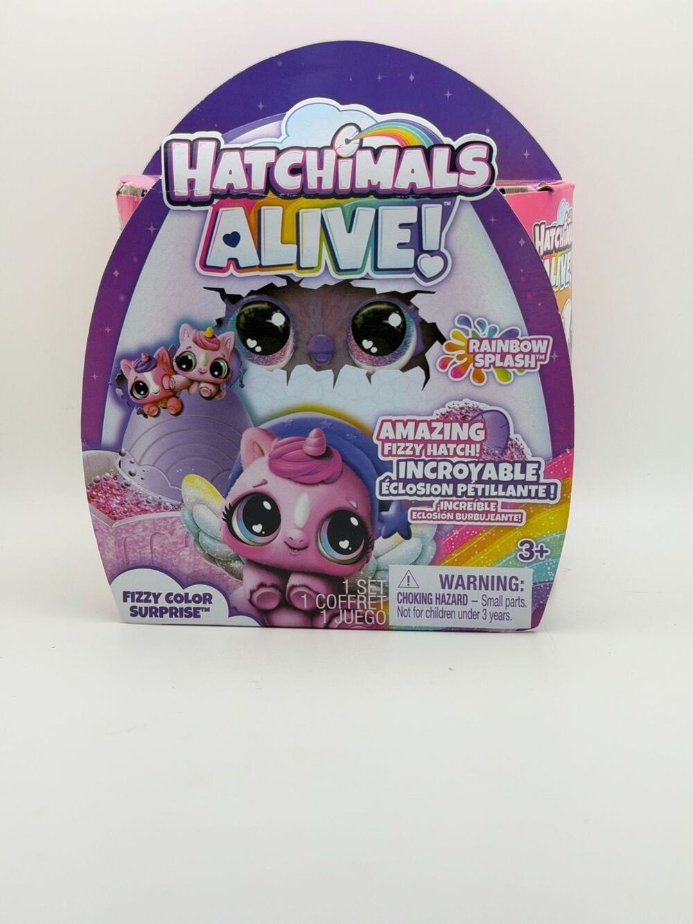 Hatchimals Alive Rainbow Splash Amazing Fizzy Hatch Set 3+ Years 1 Set Fizzy Col
